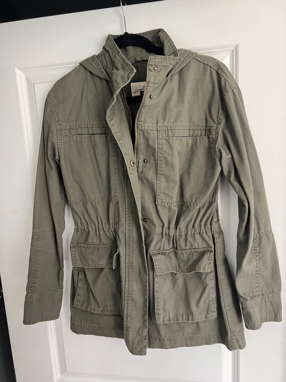 Universal Thread Olive Green Hooded Utility Jacket